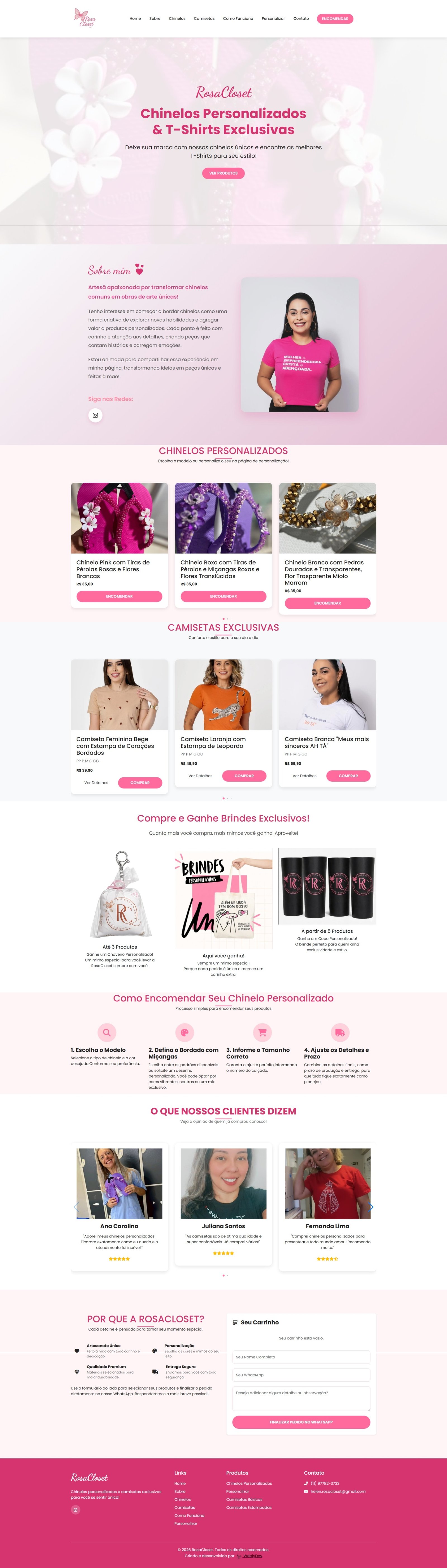 Rosa Closet - E-commerce de Moda